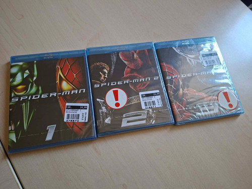 Blu ray spider man - ray, lotto